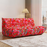 Armless 3-Seat Togo THREE Seater Large Bean Bag Sofa