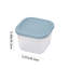 Mini contenant en silicone pour aliments pour animaux de compagnie compatible avec les micro-ondes et les congélateurs, 3,27 x 3,27 x 2,48 po, bleu-131407819