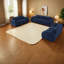 Comfortable Modern Velvet Sofas, Oversized 3-piece Set For Living Room