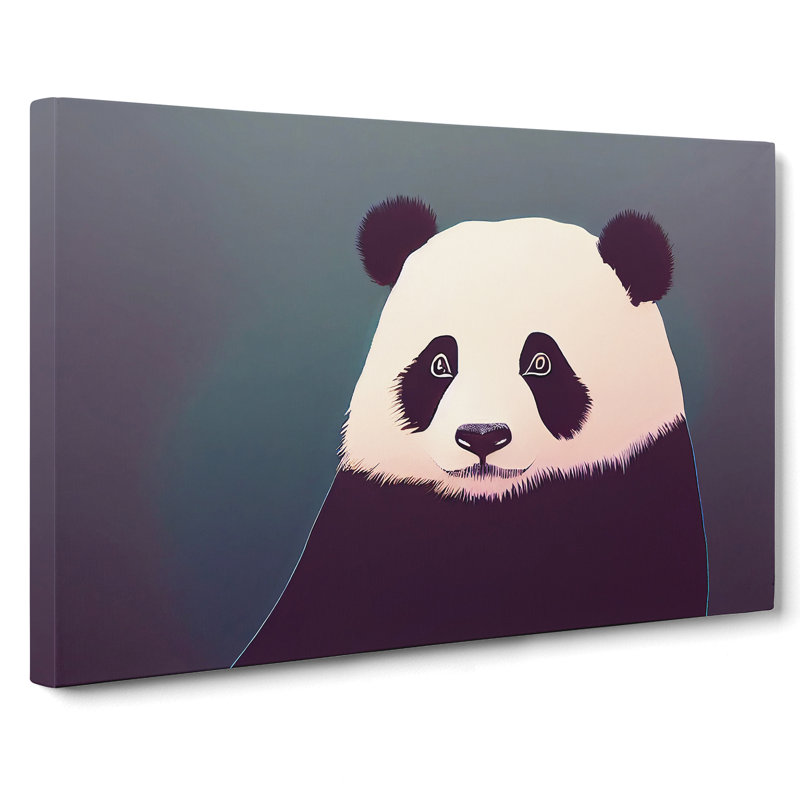 Incredible Panda - Wrapped Canvas, 35cm H x 50cm W x 3cm D