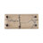  18" Gorda Crackle Travertine Tray