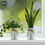 Vase à fleurs avec nœud en corde de chanvre-826017246