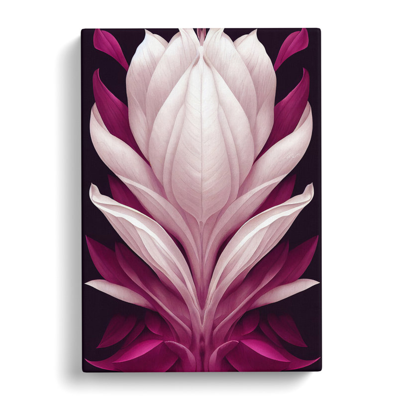 XC1022-1374X Cheery Flower - Wrapped Canvas Print, 50cm H x 35cm W x 3cm D