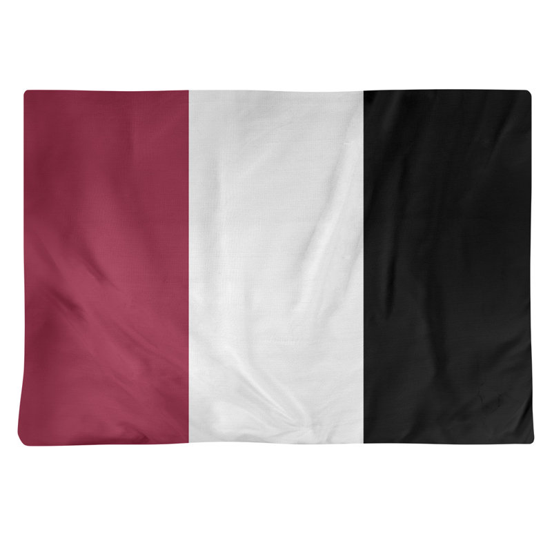Récapitulatif en coton 18 po arizona, Rouge / argent / noir