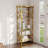 Monteco Gold Bookcase with Open Shelf Srorage
