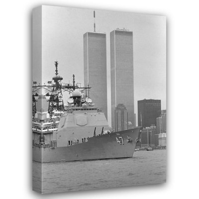 New York City Twin Towers Skyline