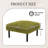 Square Corduroy Footstool With Legs, Soft Padding For Comfort, Ideal Living Room, Bedroom, Entryway, Frame 250 Lb Weight Capacity, Non - Slip Design, Multiple Color Options Small Upholstery,-1205089087