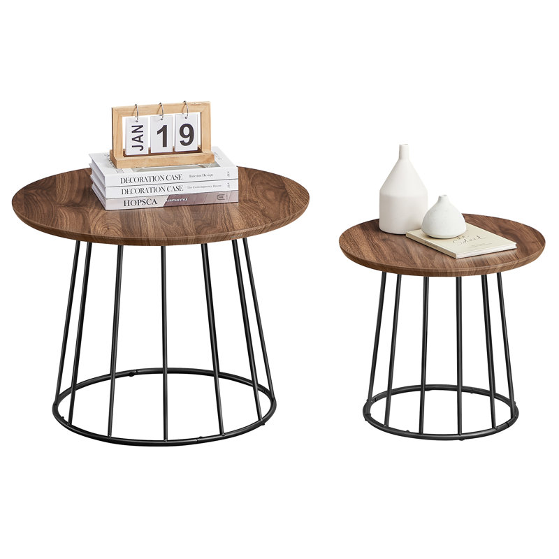 Almiro Frame Coffee Table, Natural Walnut