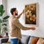 Golden Cosmos Blooms Botanical - Wrapped Canvas-713008427-713008426