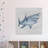 Cheeseman Great Shark Print on Wrapped Canvas-1973475100