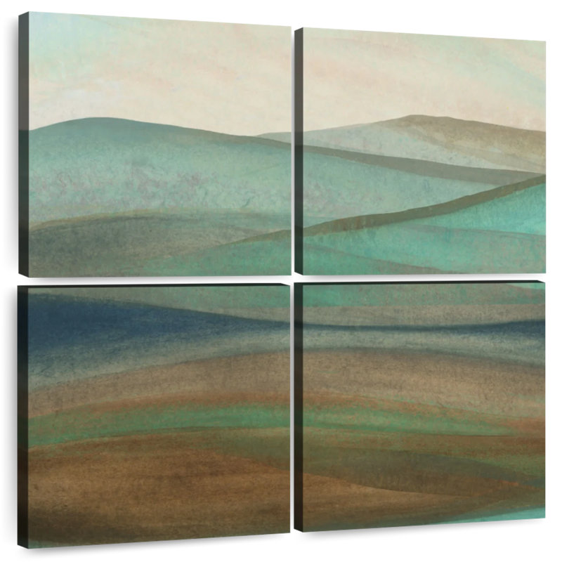 Mountainscape, 18" H x 18" W