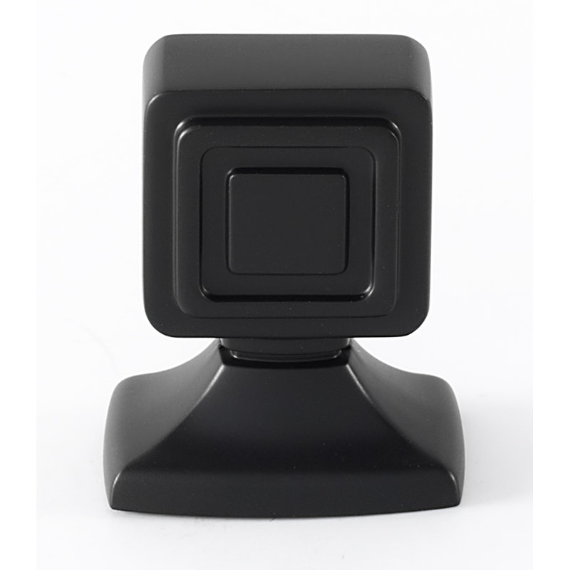 Cube Square Knob, Bronze, 1.63" H x 1" W x 0.5" D