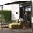 10' x 10' Outdoor Pergola Gazebo with UV-Resistant Canopy and Metal Frame, Sun Shade Shelter for Porch, Patio, Deck, Backyard, Charcoal Gray