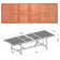 Alyisa Extendable Rectangular Eucalyptus Outdoor Dining Table