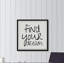 Find Your Dream V 1 Piece Single Picture Frame Wall Art-1182383752