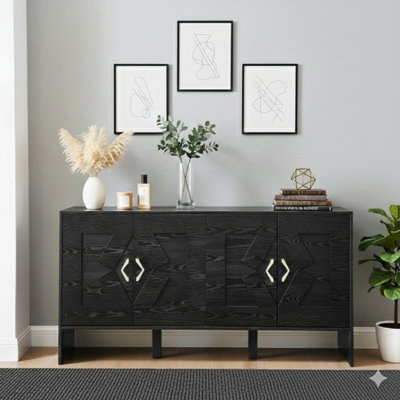 Buffet 60 pouces Mid Century Modern