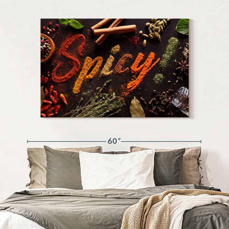 Yarlin Spicy Typography, 34" H x 51" W