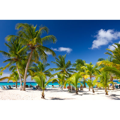 Tropical Beach - Wrapped Canvas Print