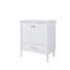 Meuble-lavabo en bois massif l 30 po x H 33 po avec lavabo en céramique Cupc, charnières à fermeture en douceur et poignées en aluminium anodisé doré-1189417864