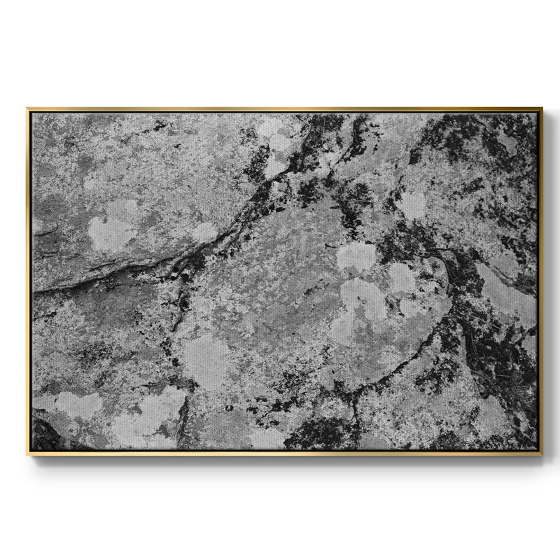 Found Textures III - Toile encadrée de qualité supérieure - prête à être accrochée, H 17 po x l 25 po x P 2 po