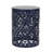 Navy Blue Metal Accent Table - Modern Iron Cut Feature, Powder-Coated Frame, Ready To Place S/2 Tables Detail In Blue, Instant Setup-1997982782