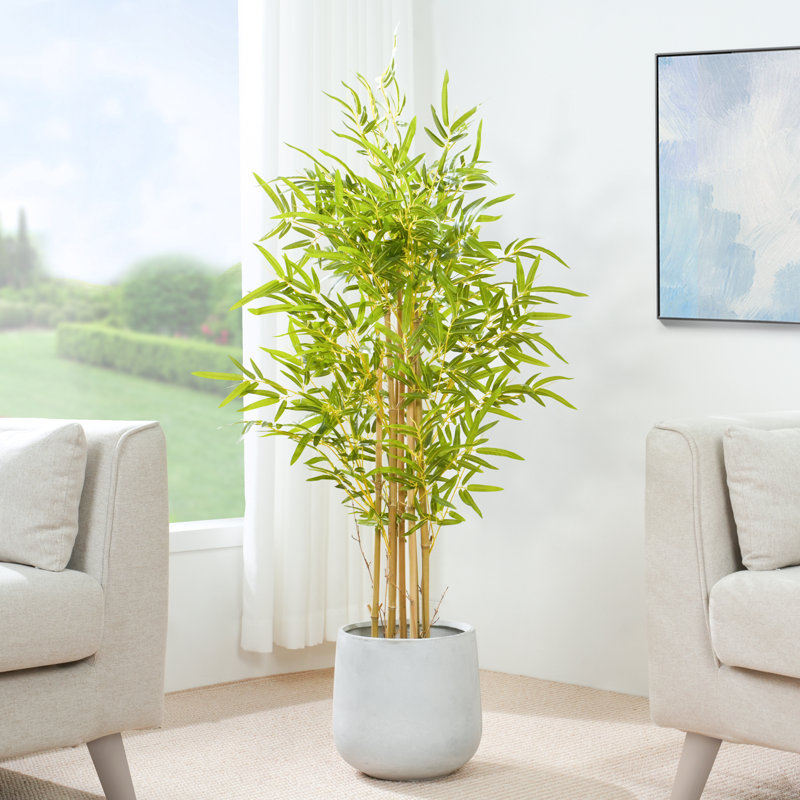 Anilya Faux Bamboo Plant, 120cm H  x 30cm W  x 30cm D