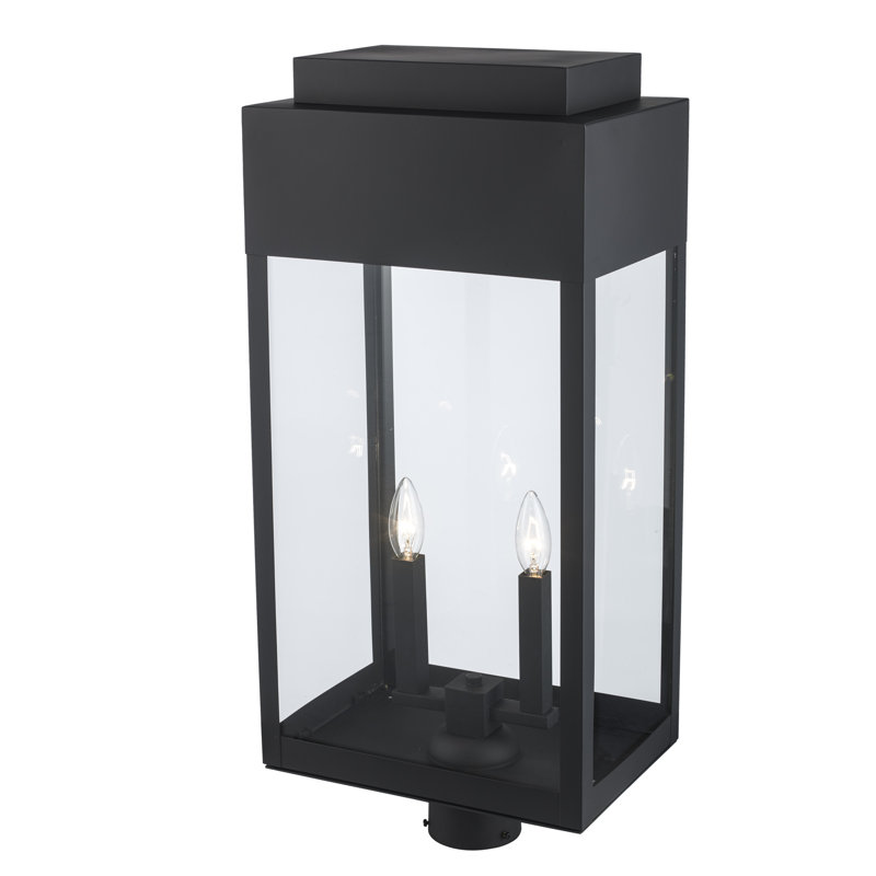 Pier Mount Light, 12" H x 8.3" W x 8.3" D