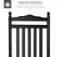 Chaise berçante à haut dossier Traditional-1064156853