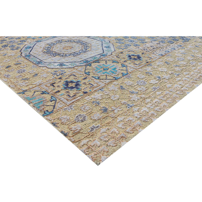 Geometric Area Rug in Camel, Rectangle 8' x 10'