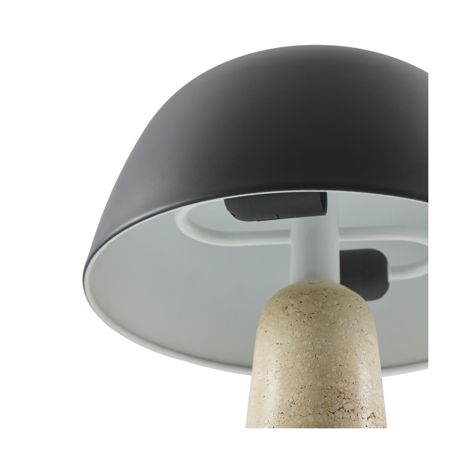 Maia Accent Table Lamp, Black, 16.1" H x 11.4" W x 11.4" D