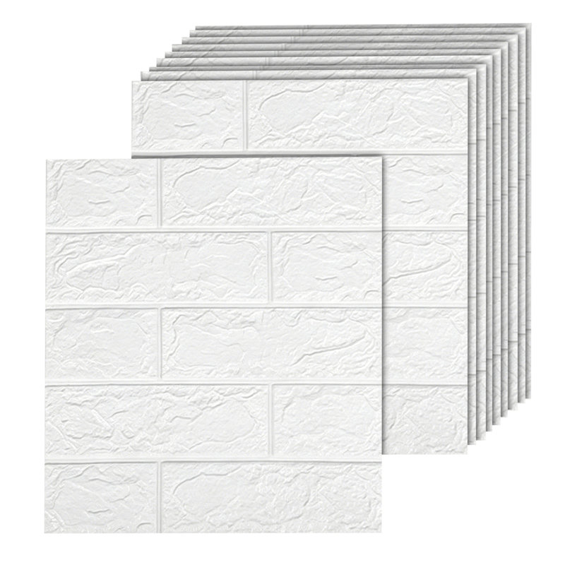 10 x 3 x 3 carreaux de brique autocollant mural papier peint panneau de mousse 13,8 x 15,2 po