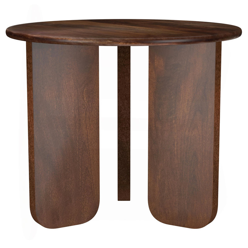 Table de bout ronde Columbo Brown, H 19 po x L 24 po x l 24 po