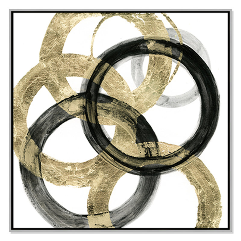 Collection Ring Ring I par Tava Studios, H 37,5 po x l 37,5 po x P 2 po, Argent