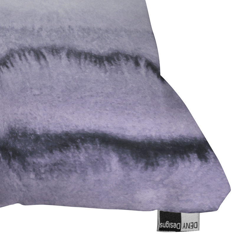 Housse de coussin d'extérieur carré Monika Strigel, 18 po x 18 po, Gris lilas