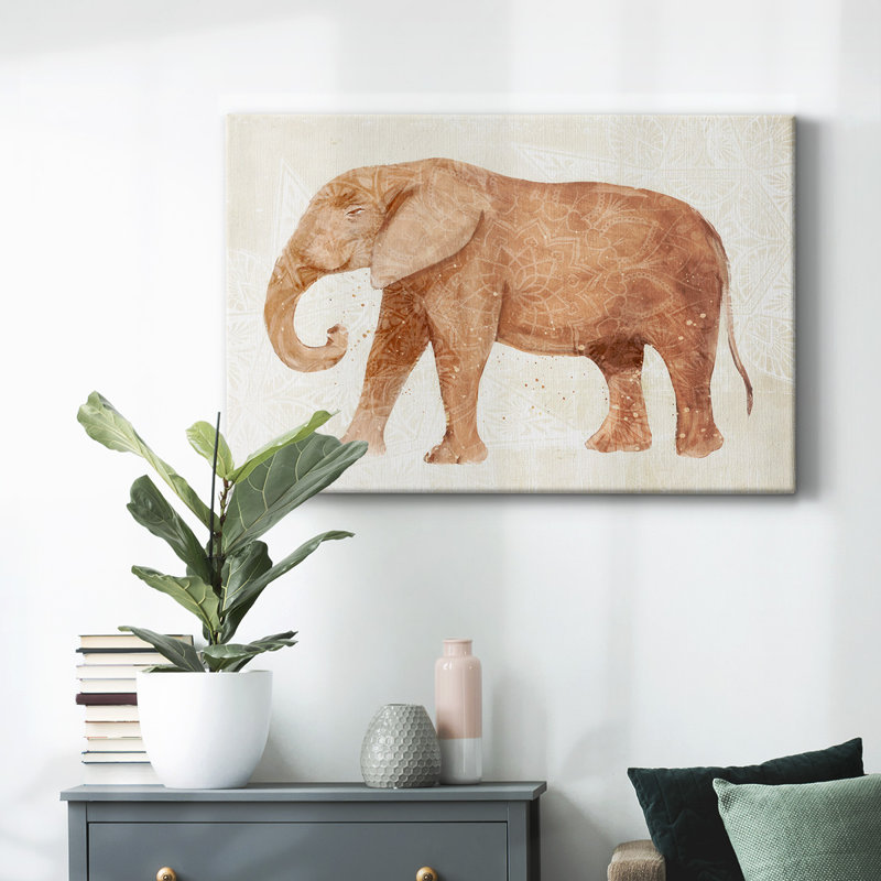 Toile tendue Elephant Wisdom I-Gallery, H 40 po x l 60 po