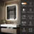 3 Color Light Memory LED Illuminated Dimmable Anti Fog Makeup Vanity Bathroom Mirror-2090897398