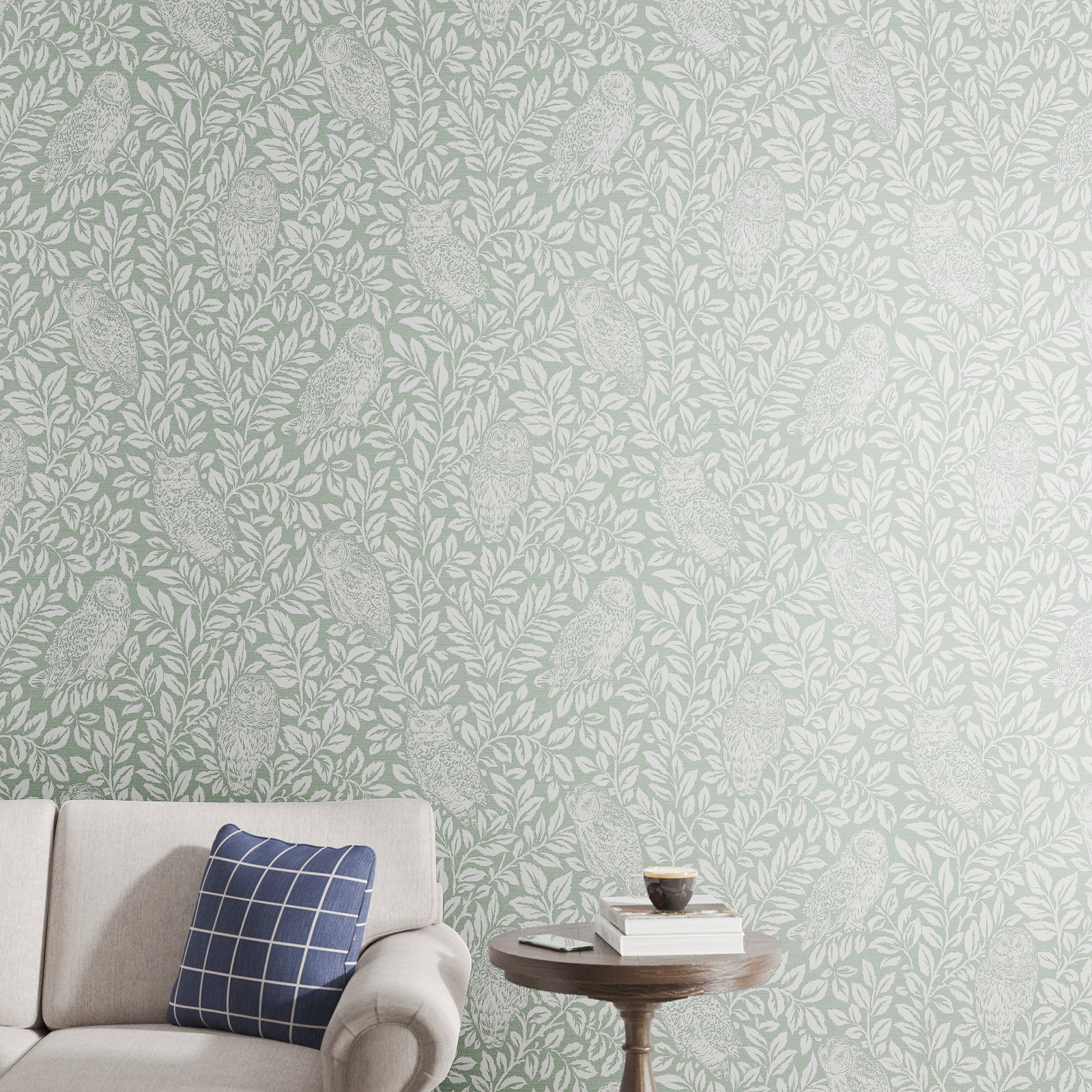 Toby Wallpaper Roll, Teal