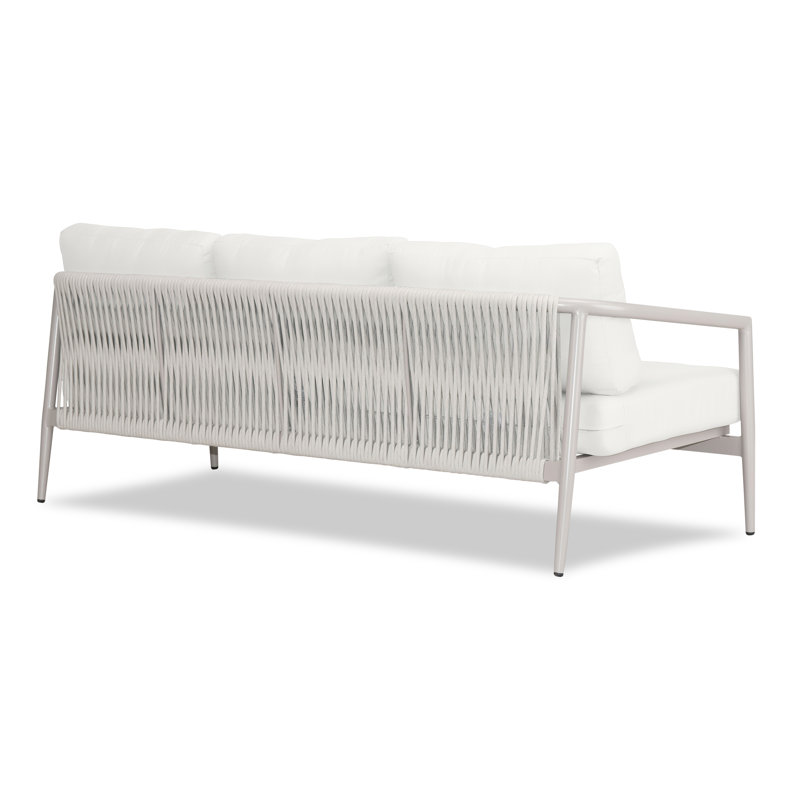 Outdoor 3 - Seat Patio Sofa, Canvas Natural Sunbrella® Canvas, Urban Stone