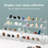 2.36'' H x 8.31'' W Plastic Display Case