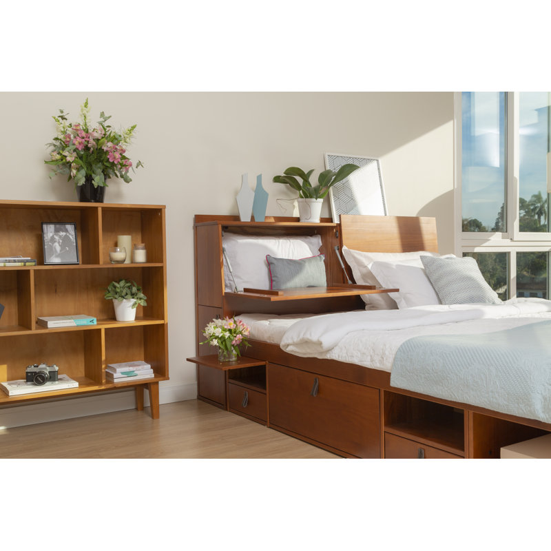 Bed Lawrenceville, Brown, European Kingsize (160 x 200cm)