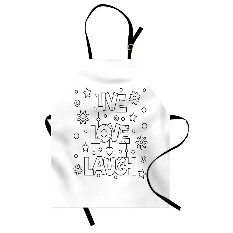 No Pattern Bib Apron