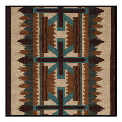 Washable Cross Path Southwestern Area Rug
