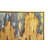 Canvas Abstract Brown Framed Wall Art with Gold Frame
