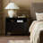Tykera Soto Large Nightstand-Black