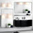 Brushed Silver Rounded Corner Rectangle Bathroom Mirror For Wall Metal Frame Wall Mounted Bathroom Mirror Vanity Bathroom Mirror(Horizontal & Vertical)-1732157456