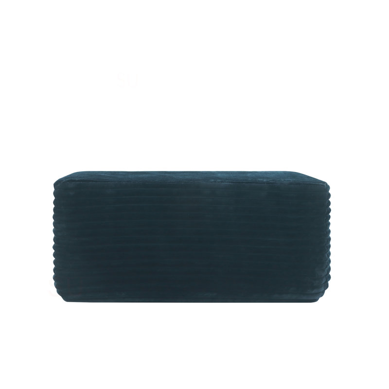 373-001/Ottoman//Plush, Black