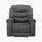 Solena 39.5" Modern Manual Polished Microfiber Reclining Chair with Tab Pull Recline, Foam Over Coils & Durable Support-1721531755