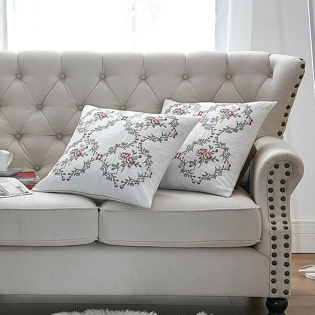 Rose Square Pillow Cover (Set of 2) Home Soft Things