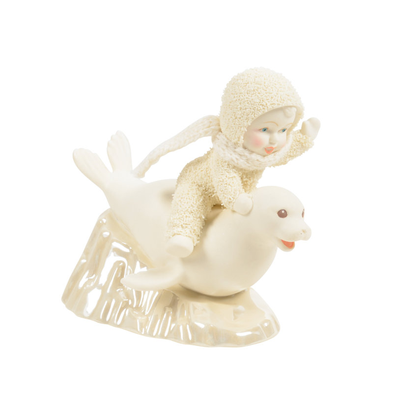 Figurine sceau glissant Snowbabies