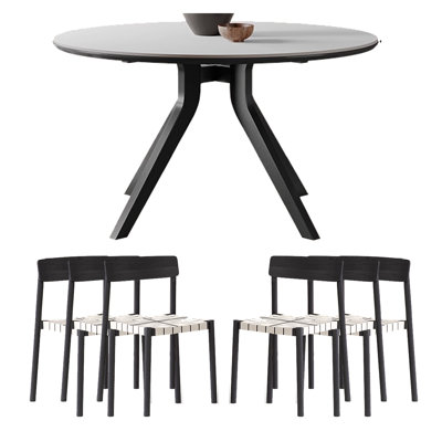 Table de salle à manger française rétro